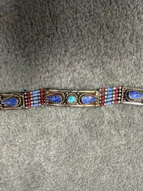 Ethnic Tibetan Lapis Lazuli Bracelet